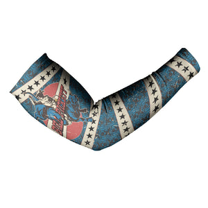 Bill Pickett Black Cowboy Arm Sleeves Western American Heritage - Grunge Stars And Stripes