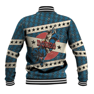 Bill Pickett Black Cowboy Baseball Jacket Western American Heritage - Grunge Stars And Stripes