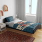 Bill Pickett Black Cowboy Bedding Set Western American Heritage - Grunge Stars And Stripes