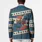 Bill Pickett Black Cowboy Blazer Western American Heritage - Grunge Stars And Stripes