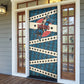 Bill Pickett Black Cowboy Door Cover Western American Heritage - Grunge Stars And Stripes