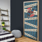 Bill Pickett Black Cowboy Door Cover Western American Heritage - Grunge Stars And Stripes