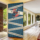 Bill Pickett Black Cowboy Door Cover Western American Heritage - Grunge Stars And Stripes
