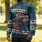 Bill Pickett Black Cowboy Hockey Jersey Western American Heritage - Grunge Stars And Stripes