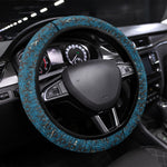 Bill Pickett Black Cowboy Steering Wheel Cover Western American Heritage - Grunge Stars And Stripes