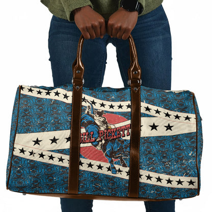Bill Pickett Black Cowboy Travel Bag Western American Heritage - Grunge Stars And Stripes
