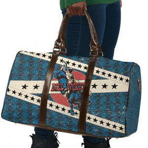 Bill Pickett Black Cowboy Travel Bag Western American Heritage - Grunge Stars And Stripes