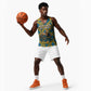 Buffalo Soldiers Christmas Basketball Jersey Blue Yellow Plaid Parade Illustration Design TS04