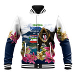 Equatorial Guinea Independence Day Mandrill Baseball Jacket Patriotic Floral African Pride Map