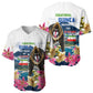 Equatorial Guinea Independence Day Mandrill Baseball Jersey Patriotic Floral African Pride Map