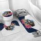 Equatorial Guinea Independence Day Mandrill Bathroom Set Patriotic Floral African Pride Map