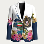 Equatorial Guinea Independence Day Mandrill Blazer Patriotic Floral African Pride Map