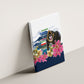 Equatorial Guinea Independence Day Mandrill Canvas Wall Art Patriotic Floral African Pride Map