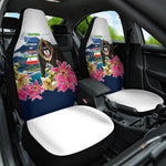 Equatorial Guinea Independence Day Mandrill Car Seat Cover Patriotic Floral African Pride Map