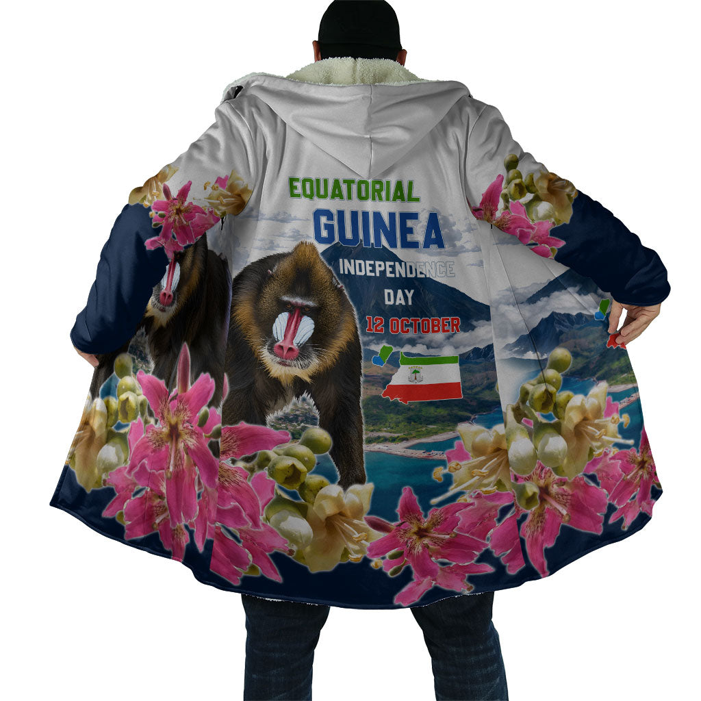 Equatorial Guinea Independence Day Mandrill Cloak Patriotic Floral African Pride Map