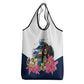 Equatorial Guinea Independence Day Mandrill Grocery Bag Patriotic Floral African Pride Map