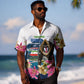 Equatorial Guinea Independence Day Mandrill Hawaiian Shirt Patriotic Floral African Pride Map