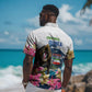 Equatorial Guinea Independence Day Mandrill Hawaiian Shirt Patriotic Floral African Pride Map