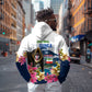 Equatorial Guinea Independence Day Mandrill Hoodie Patriotic Floral African Pride Map