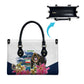 Equatorial Guinea Independence Day Mandrill Leather Bag Patriotic Floral African Pride Map