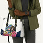 Equatorial Guinea Independence Day Mandrill Leather Bag Patriotic Floral African Pride Map