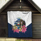 Equatorial Guinea Independence Day Mandrill Quilt Patriotic Floral African Pride Map