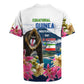 Equatorial Guinea Independence Day Mandrill Rugby Jersey Patriotic Floral African Pride Map