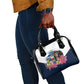Equatorial Guinea Independence Day Mandrill Shoulder Handbag Patriotic Floral African Pride Map