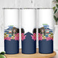 Equatorial Guinea Independence Day Mandrill Skinny Tumbler Patriotic Floral African Pride Map