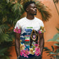 Equatorial Guinea Independence Day Mandrill T shirt Patriotic Floral African Pride Map