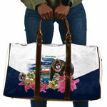 Equatorial Guinea Independence Day Mandrill Travel Bag Patriotic Floral African Pride Map