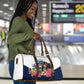 Equatorial Guinea Independence Day Mandrill Travel Bag Patriotic Floral African Pride Map