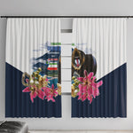 Equatorial Guinea Independence Day Mandrill Window Curtain Patriotic Floral African Pride Map