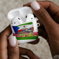 Equatorial Guinea Independence Day Parrot AirPods Case Patriotic Flag Coat Of Arms Tropical Floral