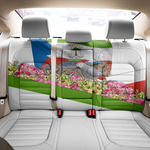 Equatorial Guinea Independence Day Parrot Back Car Seat Cover Patriotic Flag Coat Of Arms Tropical Floral