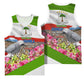Equatorial Guinea Independence Day Parrot Basketball Jersey Patriotic Flag Coat Of Arms Tropical Floral
