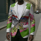 Equatorial Guinea Independence Day Parrot Blazer Patriotic Flag Coat Of Arms Tropical Floral