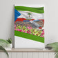 Equatorial Guinea Independence Day Parrot Canvas Wall Art Patriotic Flag Coat Of Arms Tropical Floral