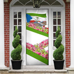 Equatorial Guinea Independence Day Parrot Door Cover Patriotic Flag Coat Of Arms Tropical Floral