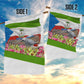 Equatorial Guinea Independence Day Parrot Garden Flag Patriotic Flag Coat Of Arms Tropical Floral