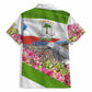 Equatorial Guinea Independence Day Parrot Hawaiian Shirt Patriotic Flag Coat Of Arms Tropical Floral