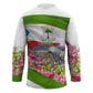 Equatorial Guinea Independence Day Parrot Hockey Jersey Patriotic Flag Coat Of Arms Tropical Floral