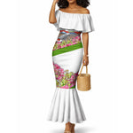 Equatorial Guinea Independence Day Parrot Mermaid Dress Patriotic Flag Coat Of Arms Tropical Floral