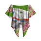 Equatorial Guinea Independence Day Parrot Off Shoulder Wrap Waist Top Patriotic Flag Coat Of Arms Tropical Floral