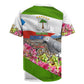 Equatorial Guinea Independence Day Parrot Rugby Jersey Patriotic Flag Coat Of Arms Tropical Floral