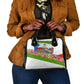 Equatorial Guinea Independence Day Parrot Shoulder Handbag Patriotic Flag Coat Of Arms Tropical Floral