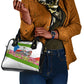 Equatorial Guinea Independence Day Parrot Shoulder Handbag Patriotic Flag Coat Of Arms Tropical Floral