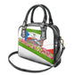 Equatorial Guinea Independence Day Parrot Shoulder Handbag Patriotic Flag Coat Of Arms Tropical Floral
