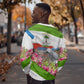 Equatorial Guinea Independence Day Parrot Sweatshirt Patriotic Flag Coat Of Arms Tropical Floral