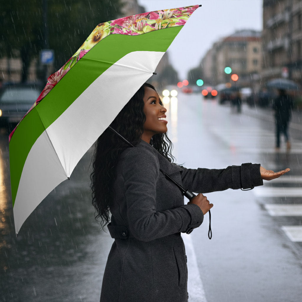 Equatorial Guinea Independence Day Parrot Umbrella Patriotic Flag Coat Of Arms Tropical Floral